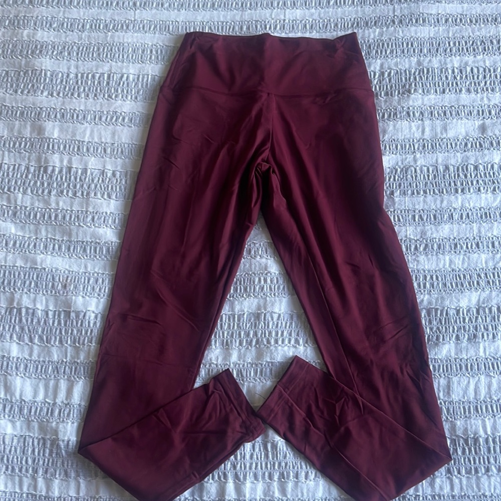 Garage maroon leggings